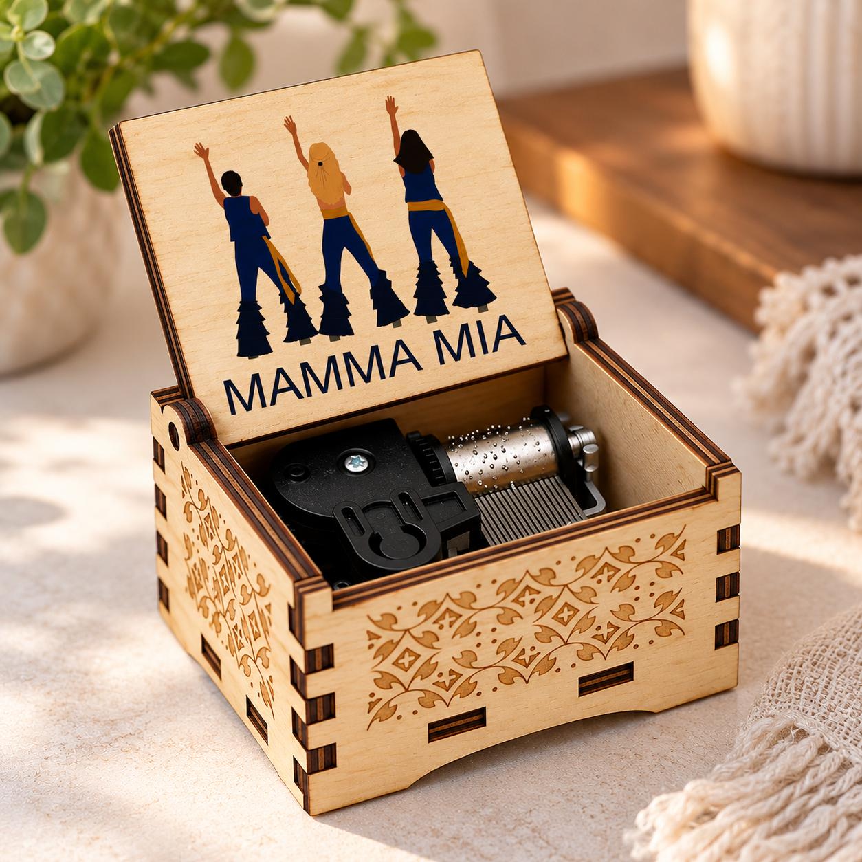 Caja Musical  Mamma Mia Canción de ABBA