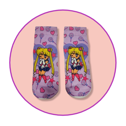 Calcetines Tobilleras 3d Sailor moon Kawaii