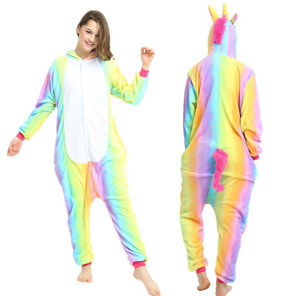 Pijama Unicornio Kawaii Kigurumi Arcoiris Adultos