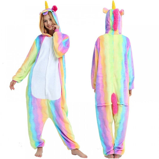 Pijama Unicornio Kawaii Kigurumi Arcoiris Adultos