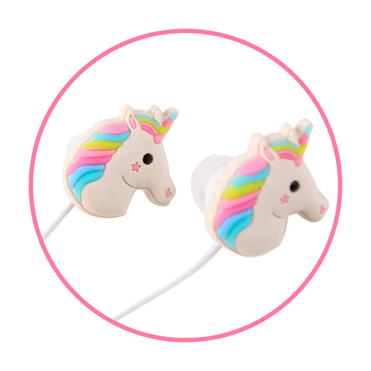 Audífonos Unicornios Rainbow Kawaii Niña Navidad