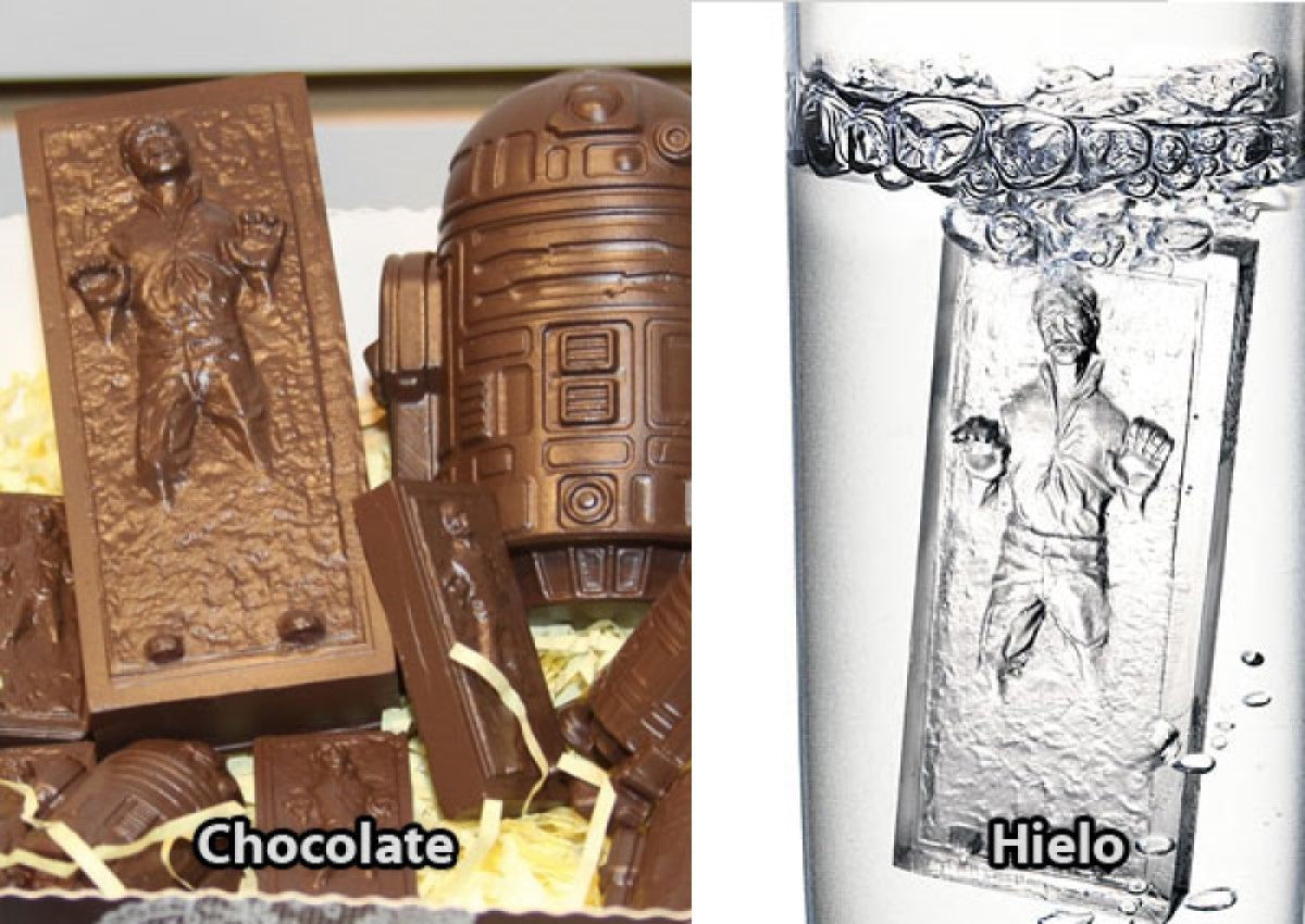 Molde silicona Han solo en Carbonita Star wars Estoykuku