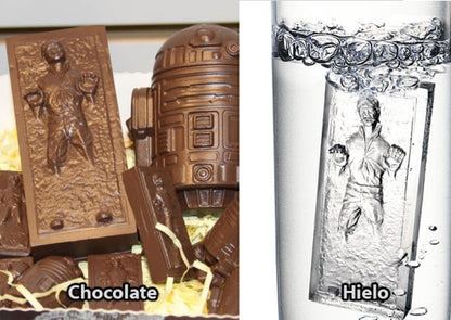 Molde silicona Han solo en Carbonita Star wars Estoykuku