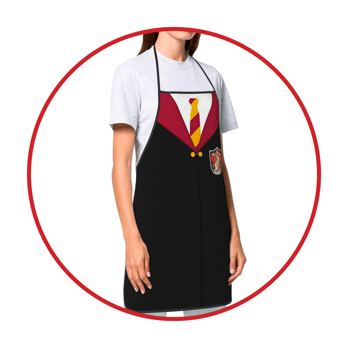 Delantal cocina  Harry Potter uniformo o capa Gryffindor