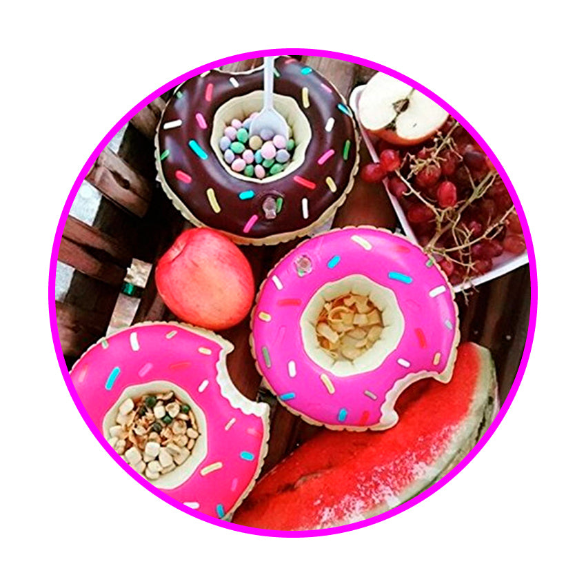 Flotador Donut Portavasos Pool Party Piscina