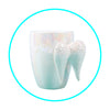 Tazón 3D Alas de angel Tornasol Mug
