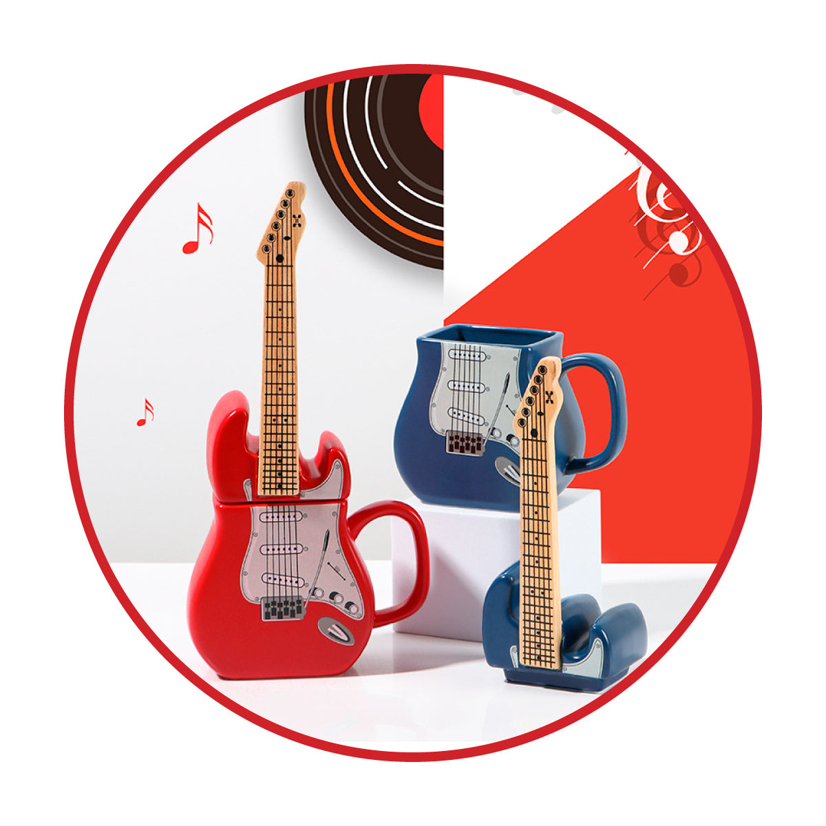 Tazon ceramica 3D XL guitarra music guitar mug