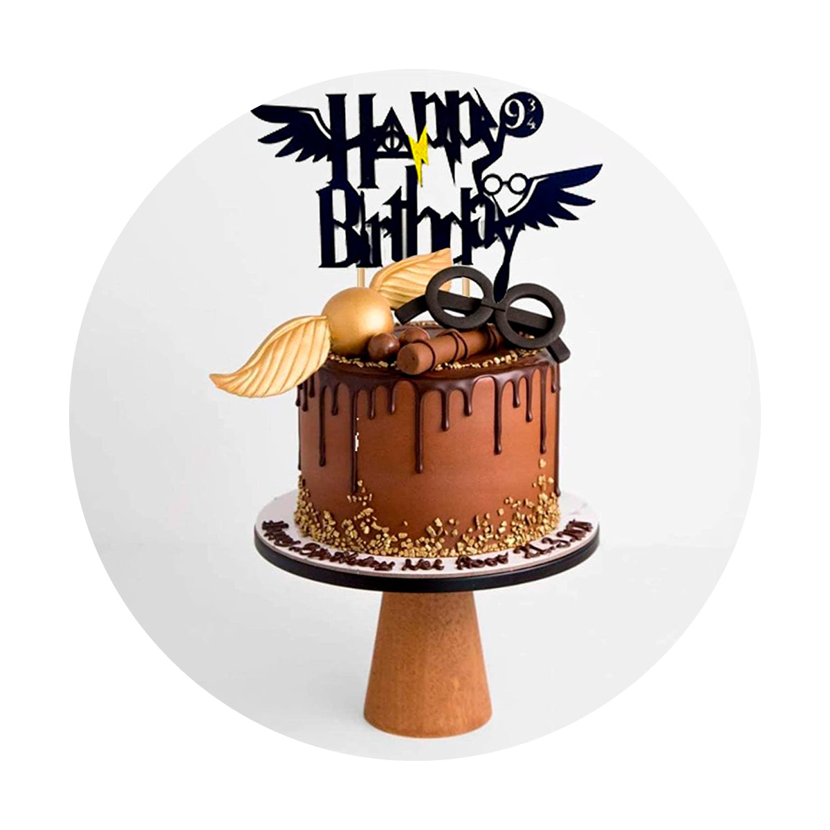 Topper Torta Feliz Cumpleaños Harry Potter Adorno torta – EstoyKuku