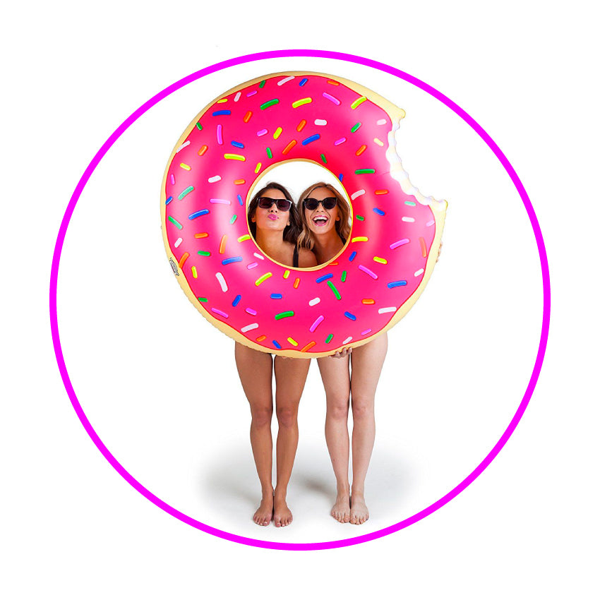 Flotador Donut Gigante 120 Cm, Pool Party Piscina