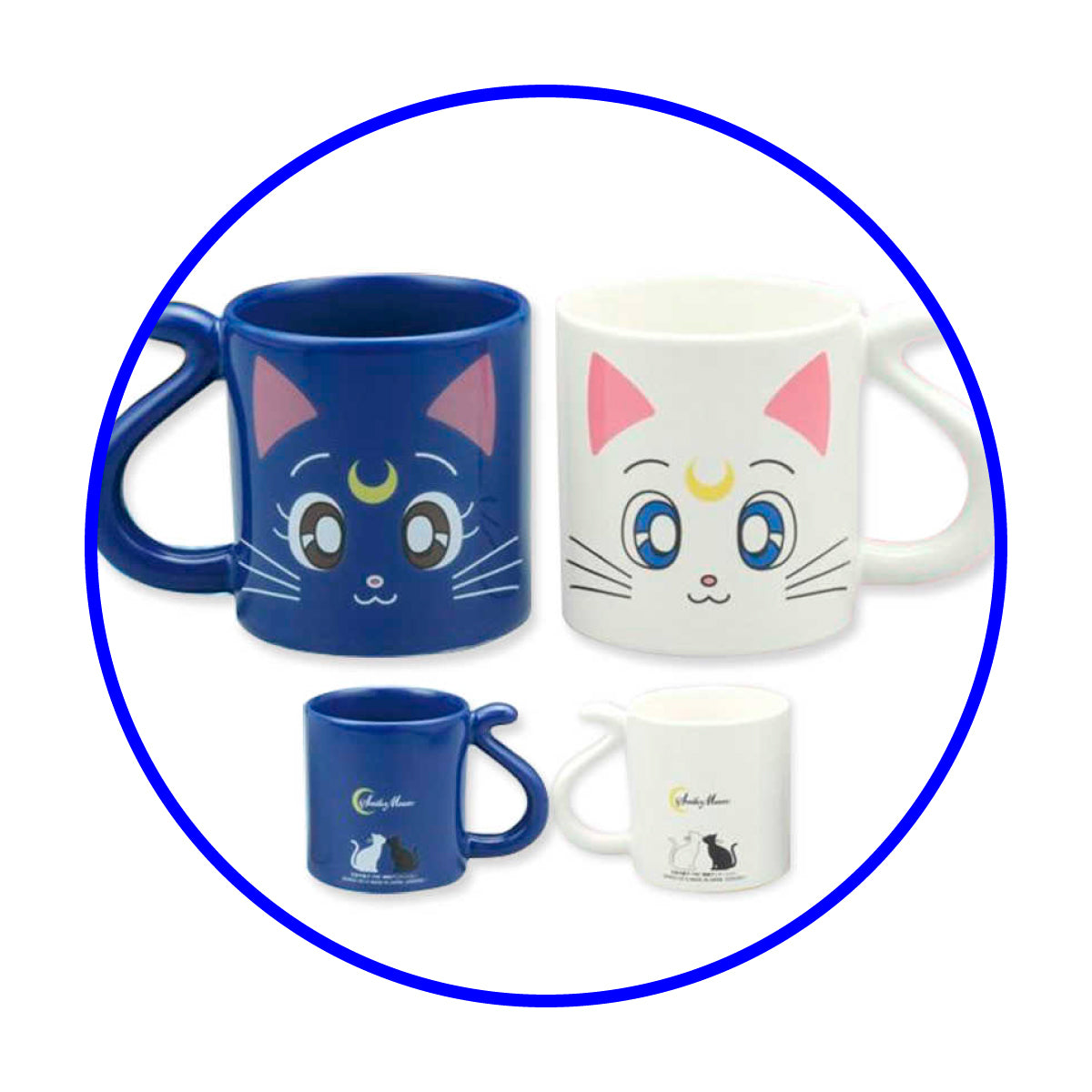 Pack tazones 3D Sailor moon Luna & Artemis