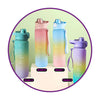 Botella arcoiris frases motivacional kawaii sticker 2D - 3D