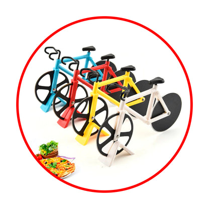 Cortador Creativa De Pizza Bicicleta Bike