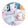 Tazón Taza Kawaii rainbow cloud arcoiris
