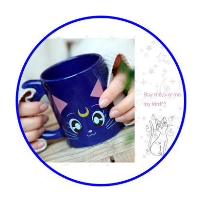 Pack tazones 3D Sailor moon Luna & Artemis