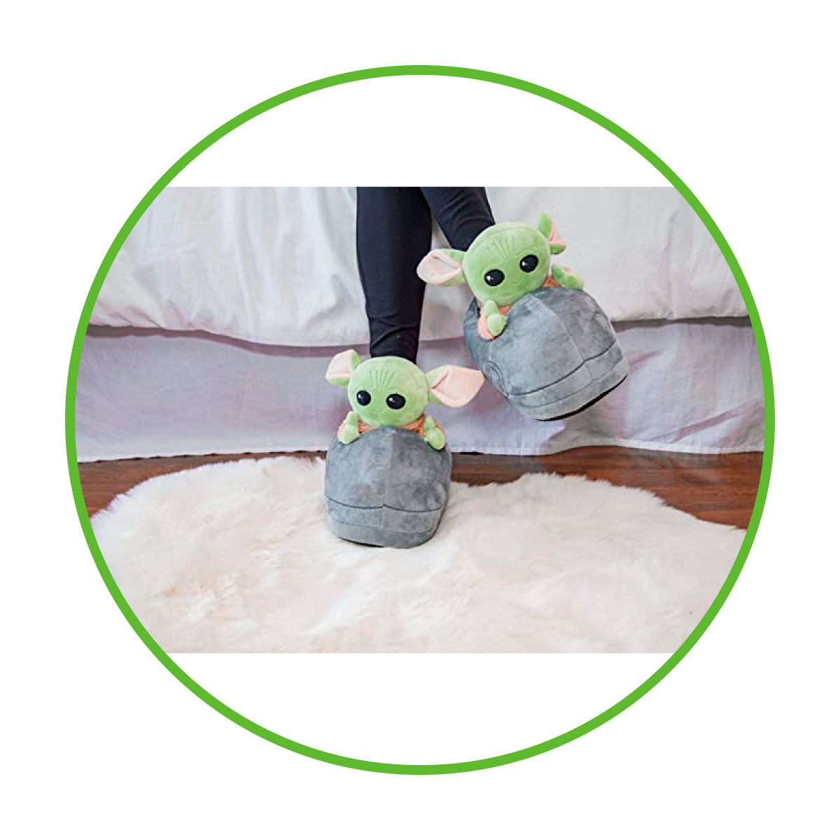 Pantuflas 3D Yoda Star Wars Zapatilla levantar