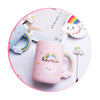 Tazón Taza Kawaii rainbow cloud arcoiris
