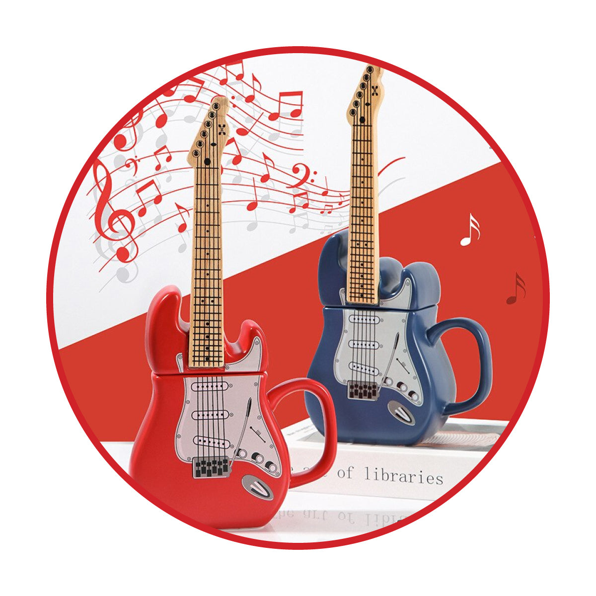 Tazon ceramica 3D XL guitarra music guitar mug