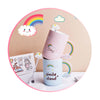 Tazón Taza Kawaii rainbow cloud arcoiris