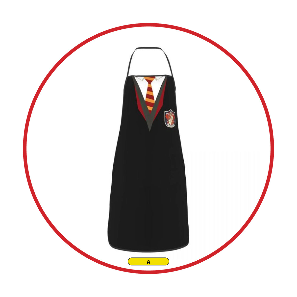 Delantal cocina  Harry Potter uniformo o capa Gryffindor