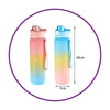 Botella arcoiris frases motivacional kawaii sticker 2D - 3D