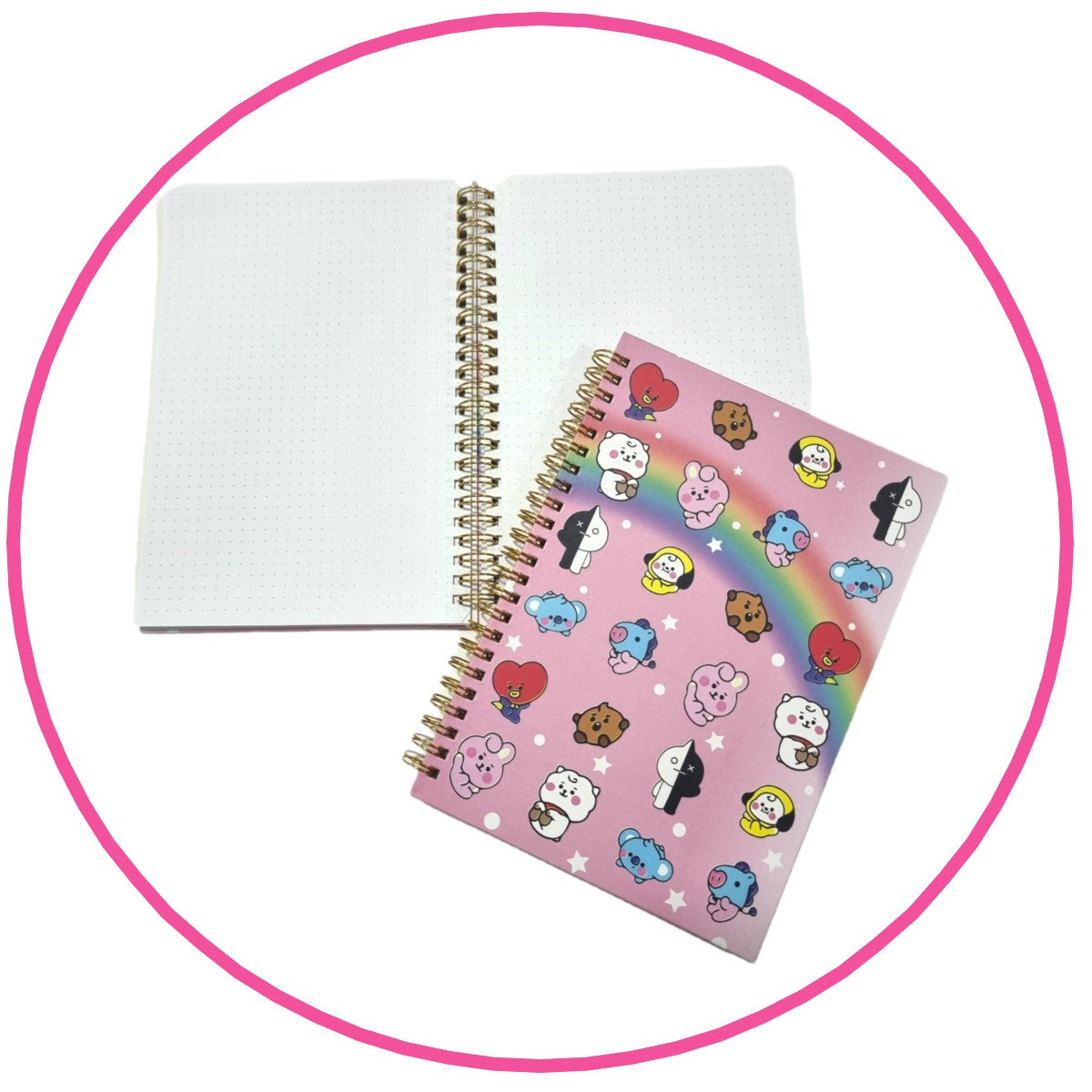 Cuaderno Kawaii BTS BT21