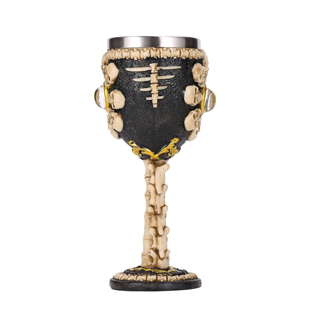 Copa caliz Resina  ojo con calavera