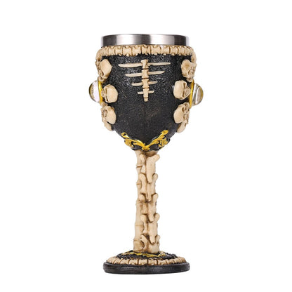 Copa caliz Resina  ojo con calavera