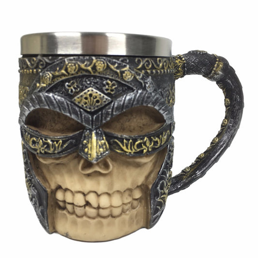 Taza Calavera Medieval Enmascarado Halloween