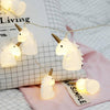 Guirnalda De Luces Led Unicornios Rainbow Kawaii Niñas