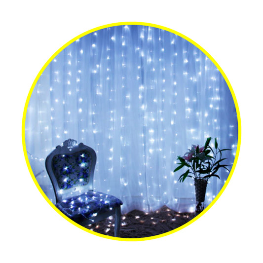 Cortinas 300 Led Blanco 4,5 M X 3 M  Matri Eventos