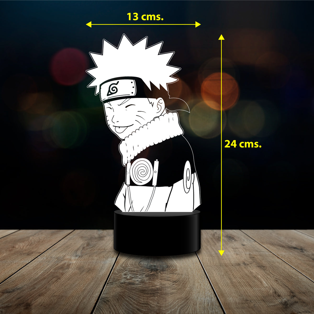 Lámpara 3D Naruto Modelo 2 c/ remoto