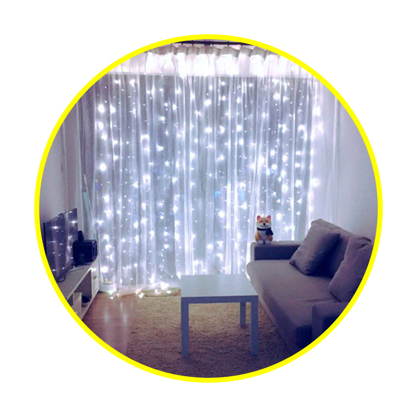 Cortinas 300 Led Blanca 3x3 M Matrimonios Eventos