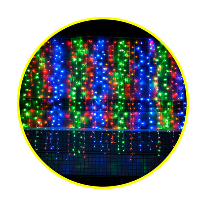 Cortinas 240 Led Multicolores 3 X 2 Mts  Matrimonios Eventos