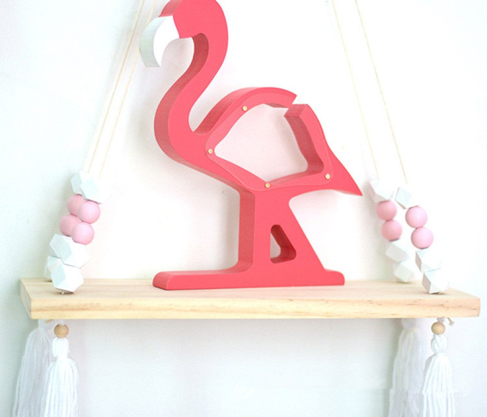 Alcancía Flamenco  Madera Flamingo Kawaii