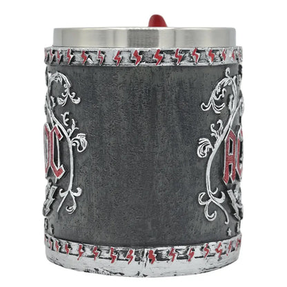 Tazón Taza 3D resina Rock grupo AC / DC Back In Black