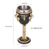 Copa caliz Resina  ojo con calavera