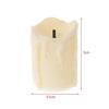Pack 12 Velas Led Blanco Color Luz Blanco Cálido 5 cm
