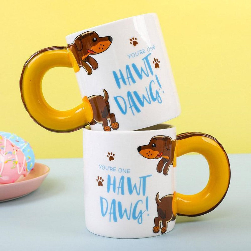 Tazón cerámica Perro perrito Salchicha Dachshund