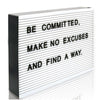 Lightbox Vintage pizarra Fieltro con luz Candy Bar
