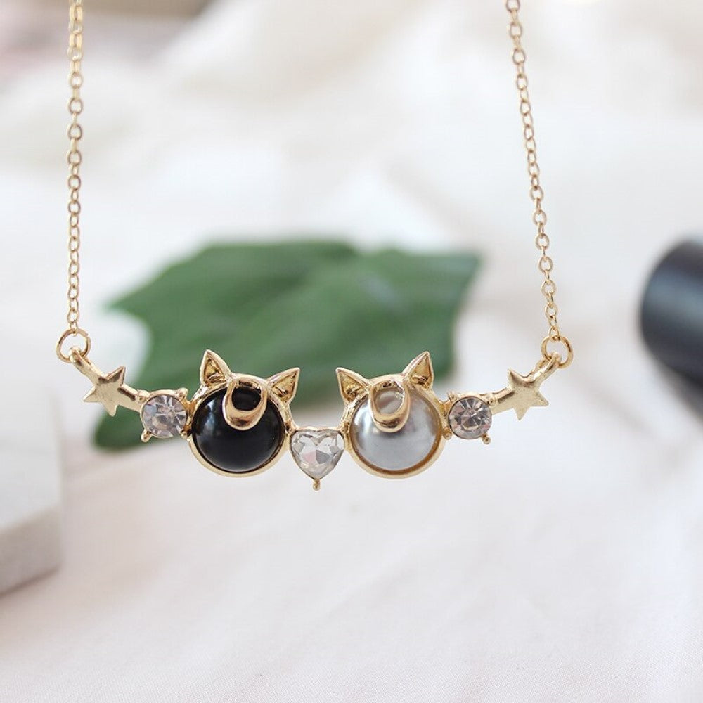Collar Sailor moon  Luna & Artemis Glitter