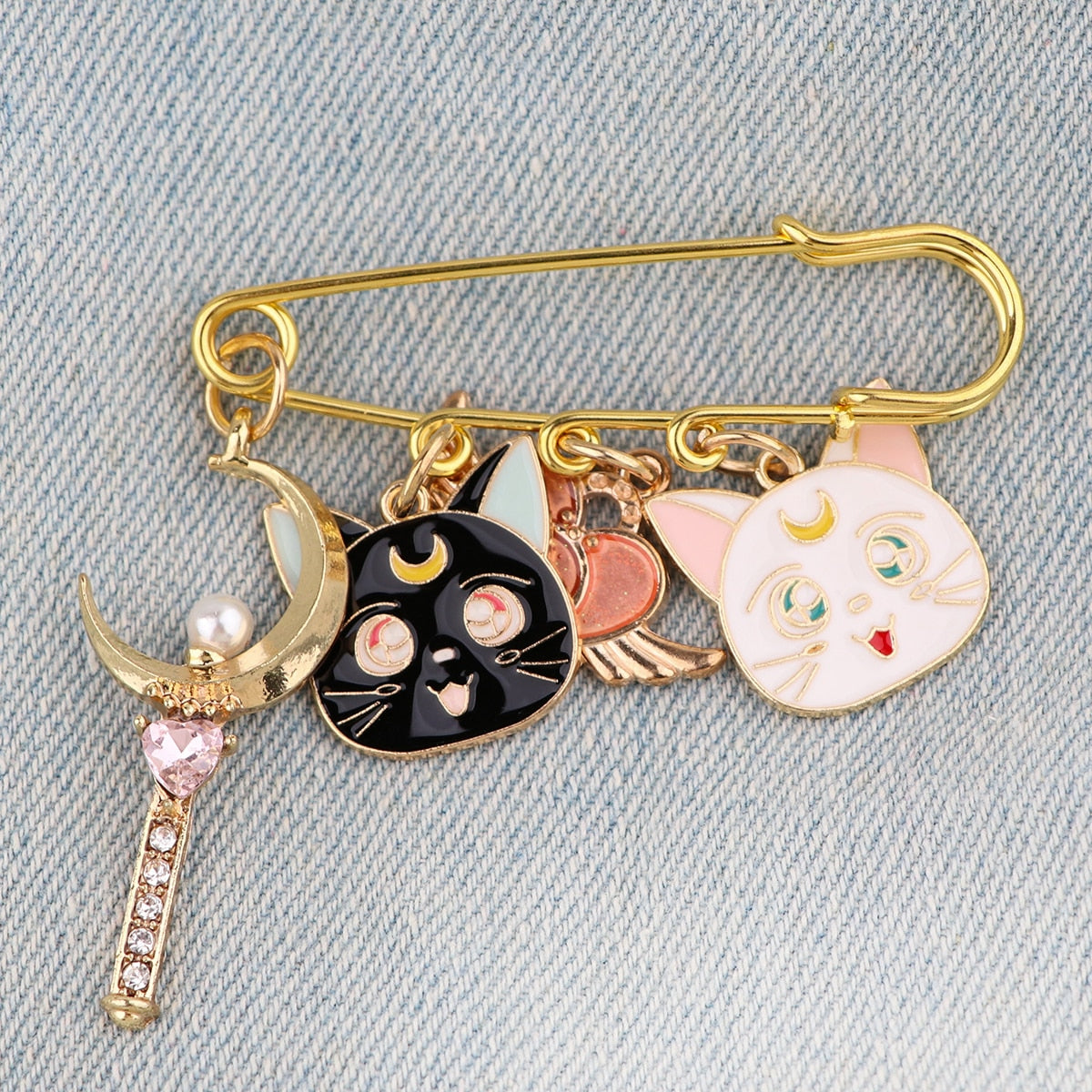 Pin Broche vintage Dijes Sailor moon Luna