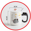 Taza Gato  Black & White Con Tapa Estoykuku