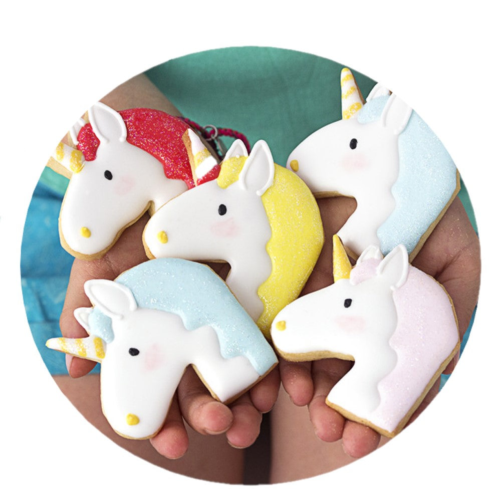 Set De Moldes Para Galletas Unicornio Kawaii