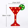 Lámpara 3D Plástico Copa coctel candy bar (estoykuku)