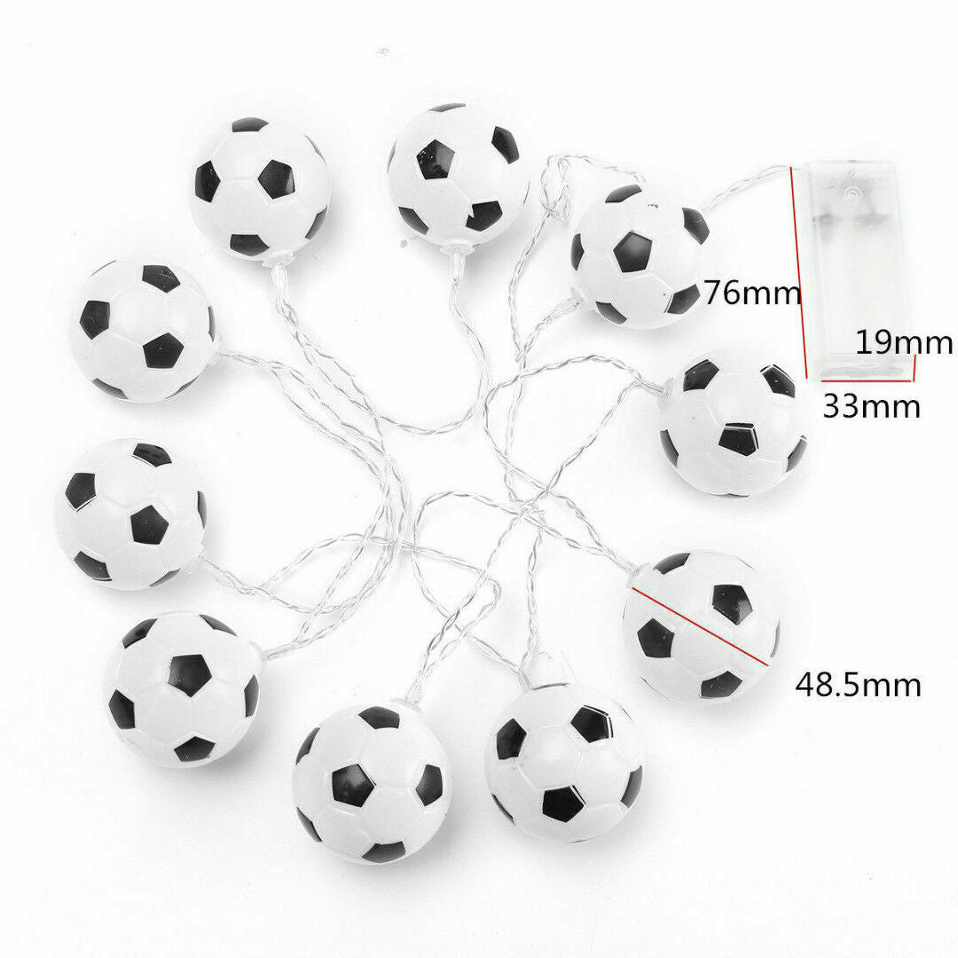 Guirnalda led 10 pelota de futbol 1, 8 metros