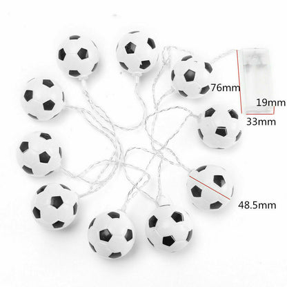 Guirnalda led 10 pelota de futbol 1, 8 metros