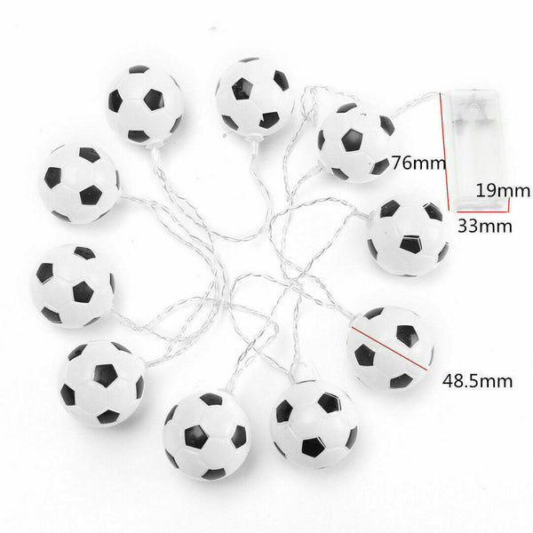 Guirnalda led 10 pelota de futbol 1, 8 metros