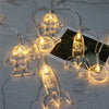 Guirnaldas Luces 10 led 1,8 M  astronauta nave espacial