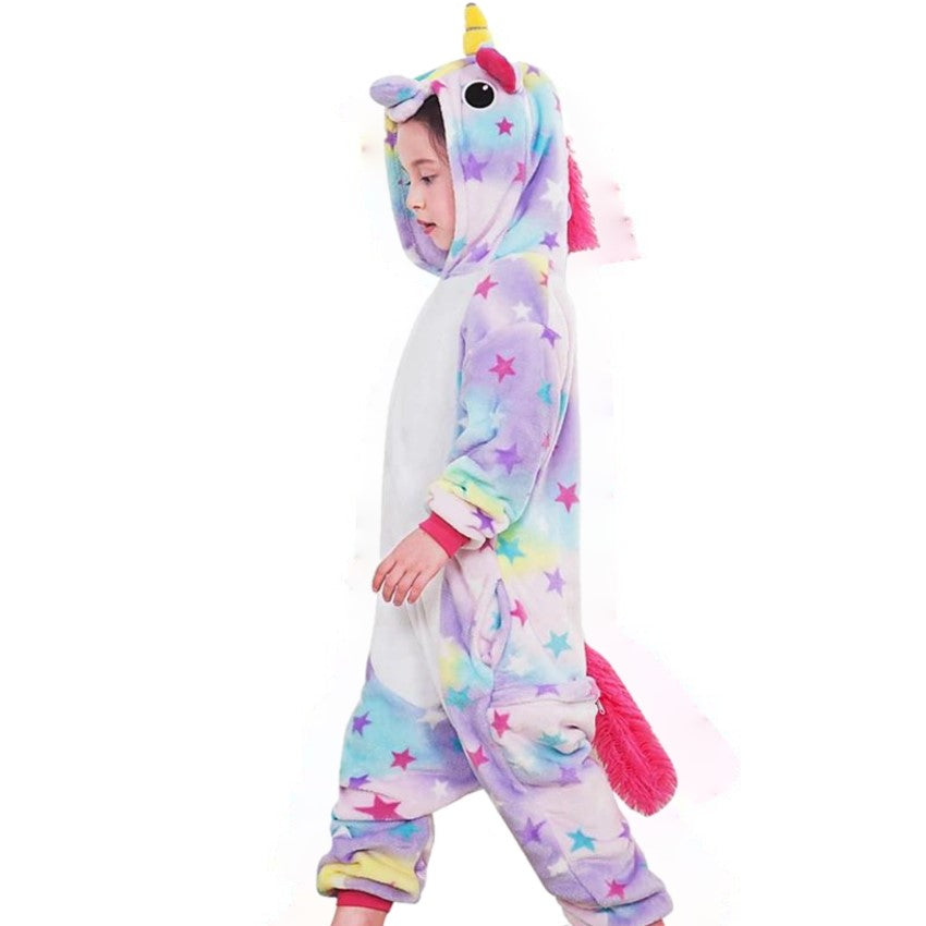 Pijama Unicornio Kawaii Kigurumi Estrella Niños –