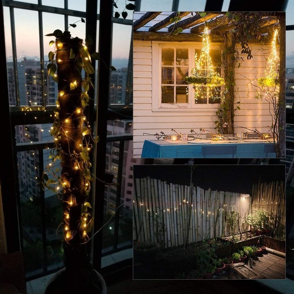 Guirnaldas Solar 200 Micro Led Hadas 22 M Fairy light